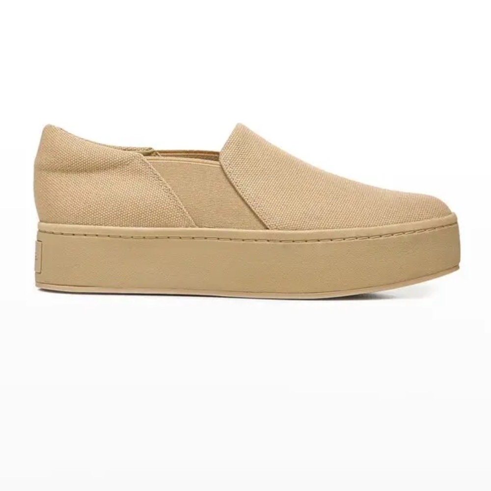 Vince Warren Slip On platform Sneaker in sand